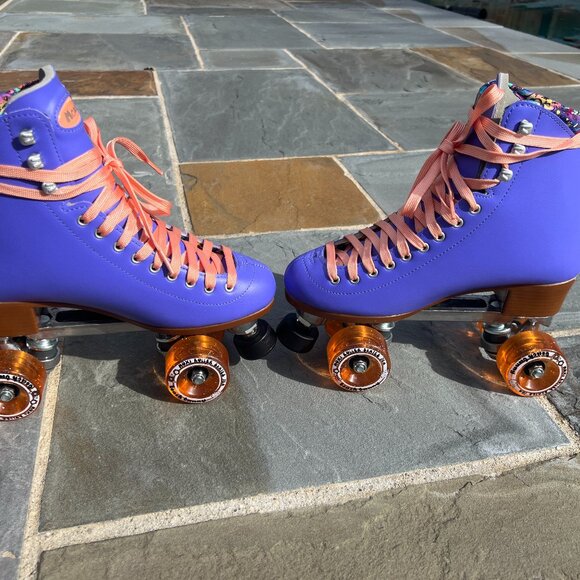 Beach Bunny Roller Skates by Moxi Skates | Periwinkle/Sunset | US Women's 8.5-9 - Picture 7 of 12